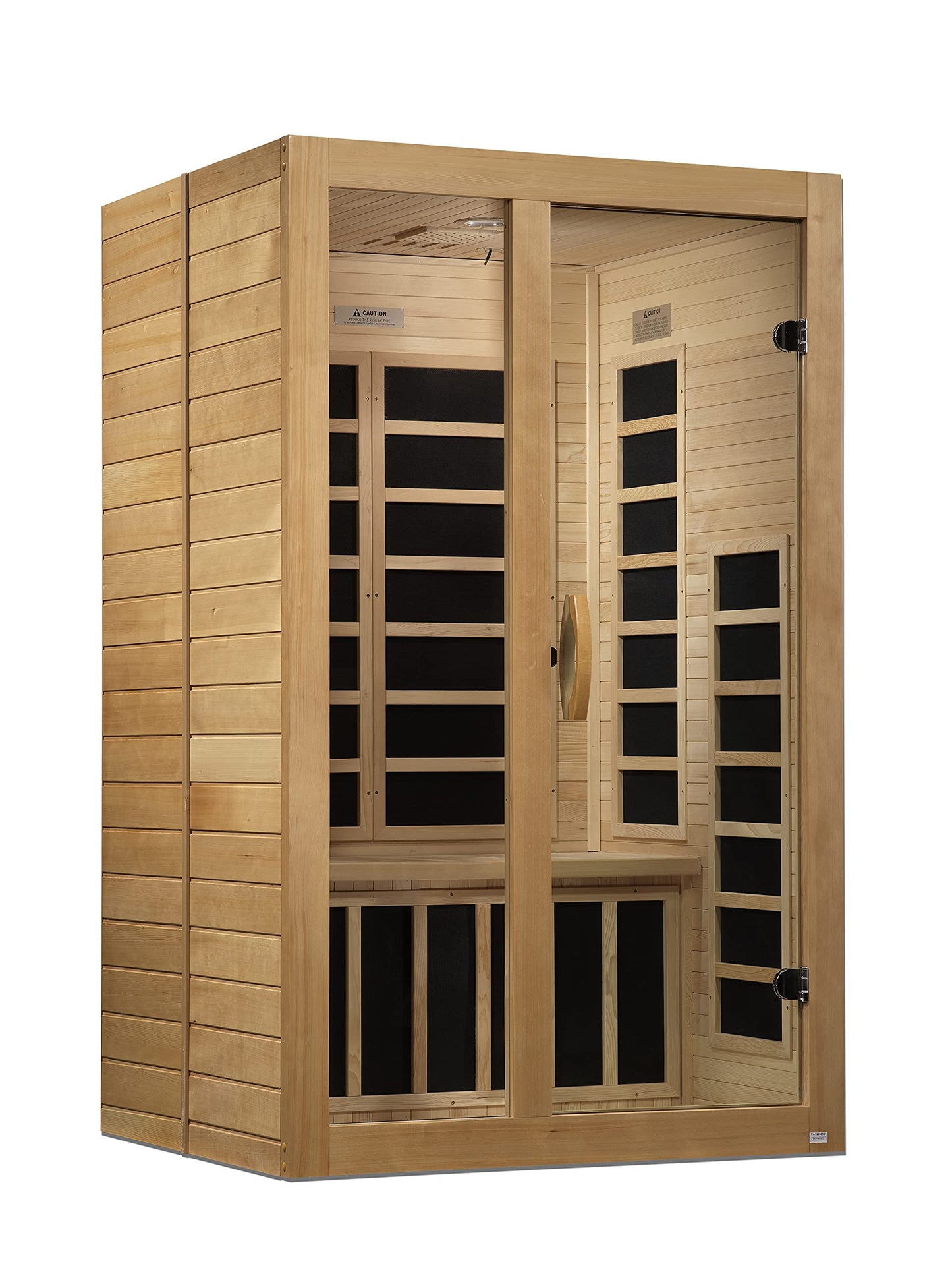 Maxxus Saunas Santiago Elite 2-Person Ultra Low EMF (Under 3 MG) FAR Infrared Sauna, Curb Side Delivery