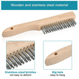 Worldity 4Pcs Welding Slag Removal Tool Set, 10 Inch Chipping Hamme with Coil Spring Handle, Mufti Functional Welding Pliers, Wire Brush, Welding Gloves for Cleaning Removing Slag Worldity