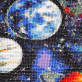 CEOVR Universe Planets Diamond Art Kits for Adults, 5D DIY Full Drill Space Stars Diamond Painting Dots Crystal Gem Art, Adult Crafts Kits Arts and Crafts, Wall Decor for Home Office 12x16inch CEOVR