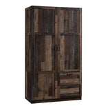 Sauder Miscellaneous Storage Wardrobe, L: 40.0" x W: 19.45" x H: 71.1", Reclaimed Pine Finish Sauder