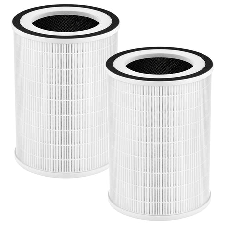 2 Pack True HEPA KILO Filter Compatible with Afloia KILO, KILOPLUS, KILOPRO, MIRO,MIRO PRO and MORENTO MR-Kilo, Kalo Air Purifier, 360° 3-Stage Filtration for Odor,Smoke,Dust,Pollen,Pets WILERDA