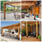 ICokin 4×4 Post Base 8 Pcs,Deck Post Brackets,Inner Size (3.6"x3.6“）Heavy Duty Powder-Coated Steel Post Bracket Fit for Outdoor Pavilion, Deck Railing ,Support Deck Base Plate,Pergola ICokin