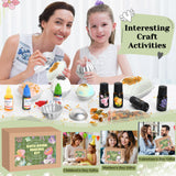 JUYRLE Bath Bomb Making Kit- 23Pcs DIY Bath Bombs for Women, Make Your Own SPA Products, Soap Making Kit with Stainless Steel Molds, Bath Foam, Bath & Bathing Shower Accessories Gifts for Girls Women JUYRLE