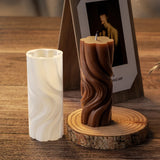 2 Pcs Silicone Wave Spiral Candle Mold - Silicone Resin Casting Molds for Candle & Resin & Soap Craft Supplies EVERELAM
