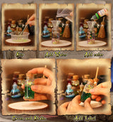 B Bascolor Potion Kits for Kids Girls Toys, 20 Magic Themed Witch Mix Potion Bottles/Cauldron/Magic Carry Case, Kids Potion Making Kit, Halloween Christmas Birthday gifts for girls kid age 6 7 8-10-12 B Bascolor