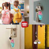 TOY Life Diamond Art Kits for Kids with Keychains, Unicorn Diamond Painting Kits for Kids, Gem Art Diamond Dots for Girls Age 8-12 TOY Life