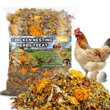 MAQIHAN 10oz Chicken Nesting Herbs - Dried Herb Layer Feed Coop and Run Insulation Roosting Bars for Box Pads Supplies Laying Hens Chicks Vacuum Packed Bedding Winter MAQIHAN