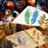 Tinlade 8 Pcs 5d Diamond Painting Bookmarks Kits DIY Crystal Diamond Art Feather Bookmarks for Book Lovers Home Office Project Graduation Birthday Gift Tinlade