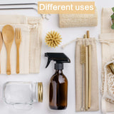 Tatuo 50 Pieces Muslin Bags Cotton Drawstring Bags Sachet Bag for Home Supplies (8 x 10 Inches) Tatuo