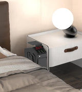 QINGENO Quick-Access Mounted Nightstand Handgun Gun Safe,Auto Open Lid Smart Pistol Safe with Keypad Lock/Key Lock (QG8002E Keypad) QINGENO