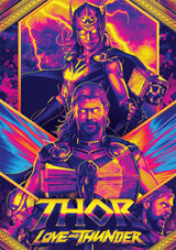 Buffalo Games - Marvel - Thor Love and Thunder - 500 Piece Jigsaw Puzzle for Adults -Challenging Puzzle Perfect for Game Nights - Finished Size is 21.25 x 15.00 Buffalo Games