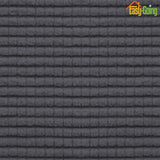 Easy-Going Stretch Futon Slipcover Armless Futon Bed Cover Furniture Protector Without Armrests with Elastic Bottom for Kids, Soft Jacquard Fabric Small Checks (Large, Dark Gray) Easy-Going