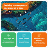 Cross & Glory - Deep Blue Octopus Odyssey - 1000 Piece Jigsaw Puzzle for Adults | Best New Marine Artwork Puzzle | Unique Brain Teaser Cross & Glory