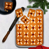 E-far Baking Pans Set of 3, Stainless Steel Sheet Cake Pan for Oven - 12.5/10.5/9.4Inch, Rectangle Bakeware Set for Cake Lasagna Brownie Casserole Cookie, Non-toxic & Healthy, Dishwasher Safe E-far