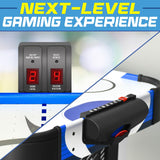 SereneLife 48" Air Hockey Game Table with 2X Stronger Motor, Digital LED Scoreboard, Puck Dispenser & Complete Accessories SereneLife