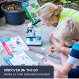 Omano Juniorscope Microscope for Kids – Microscope Kit for Kids 8+ for Science Microscope Experiments – Kids Microscope Kit That Encourage STEM Exploration – Beginner Microscope for Kids 8 and Up. Omano