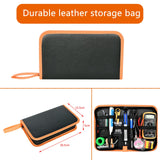 Soldering Iron Kit, 60W Adjustable Temperature, Digital Multimeter, 5pcs Soldering Tips, Wire, Stand, Desoldering Pump, Solder Wick, Tweezers, Welding Tool KYZHXVO