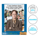 AQUARIUS The Office Dwight Schrute Puzzle (500 Piece Jigsaw Puzzle) - Officially Licensed The Office Merchandise & Collectibles - Glare Free - Precision Fit - 14 x 19 Inches AQUARIUS