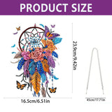 Eiflow DIY Hanging Diamond Art Kit Dreamcatcher, Acrylic Board Diamonds Painting Ornament Pendant Kit Eiflow