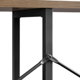 Yaheetech TV Stand for TV up to 65 Inch, 55 Inch Media Console Table with 3-Tier Storage Shelves for Living Room, Entertainment Center with Metal Frame, Taupe Wood Yaheetech