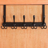 Encozy Over The Door Hooks,Coat Rack for Hanging Clothes Hat Towel (Heavy Duty Black 1pcs) … Encozy