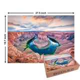 BEDUKE Jigsaw Puzzles 1000 Piece - Every Piece is Unique - Grand Canyon National Park for Adults Precise Interlocking Thick Sturdy Cardboard Family Game Puzzle Age 14+ BEDUKE