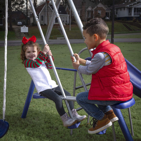 XDP Recreation Fun Forever Swing Set, 96680G, Gray XDP RECREATION