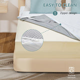 Full Memory Foam Mattress, 10 Inch Memory Foam Mattress in a Box, Fiberglass Free, Medium Feel, Breathable Cooling Layers, Certified Safe Materials for Pressure & Pain Relief, Soft and Comfortable Hoowlpoen