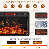 59'' Fireplace TV Stand with 3D Flame Electric Fireplace Heater, 34'' Tall Farmhouse TV Stand for 65 Inch TV, Entertainment Center TV Console with 2 Drawers, Sliding Barn Door for Living Room - White Jocoevol