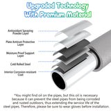 Deomod Trampoline Slide, 10FT 12FT 14FT 15FT 16FT Trampoline Universal Slides, Trampoline Accessories with Cushioning Effect, Suitable for Children to Climb Up and Slide Down, Safety Slider (Silver) deomod