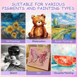 ESRICH Stretched Canvas for Painting, 24 Multi Pack 11x14, 8x10, 5x7(8 of Each) Blank Canvases for Painting, Primed Paint Canvas for Oil Paint, Acrylic Paint, for Beginners, Artists. ESRICH