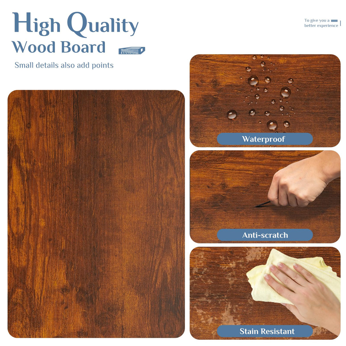 DUMOS Rustic Brown 5-Tier Tall Bookshelf - Industrial Storage Organizer for Home & Office DUMOS