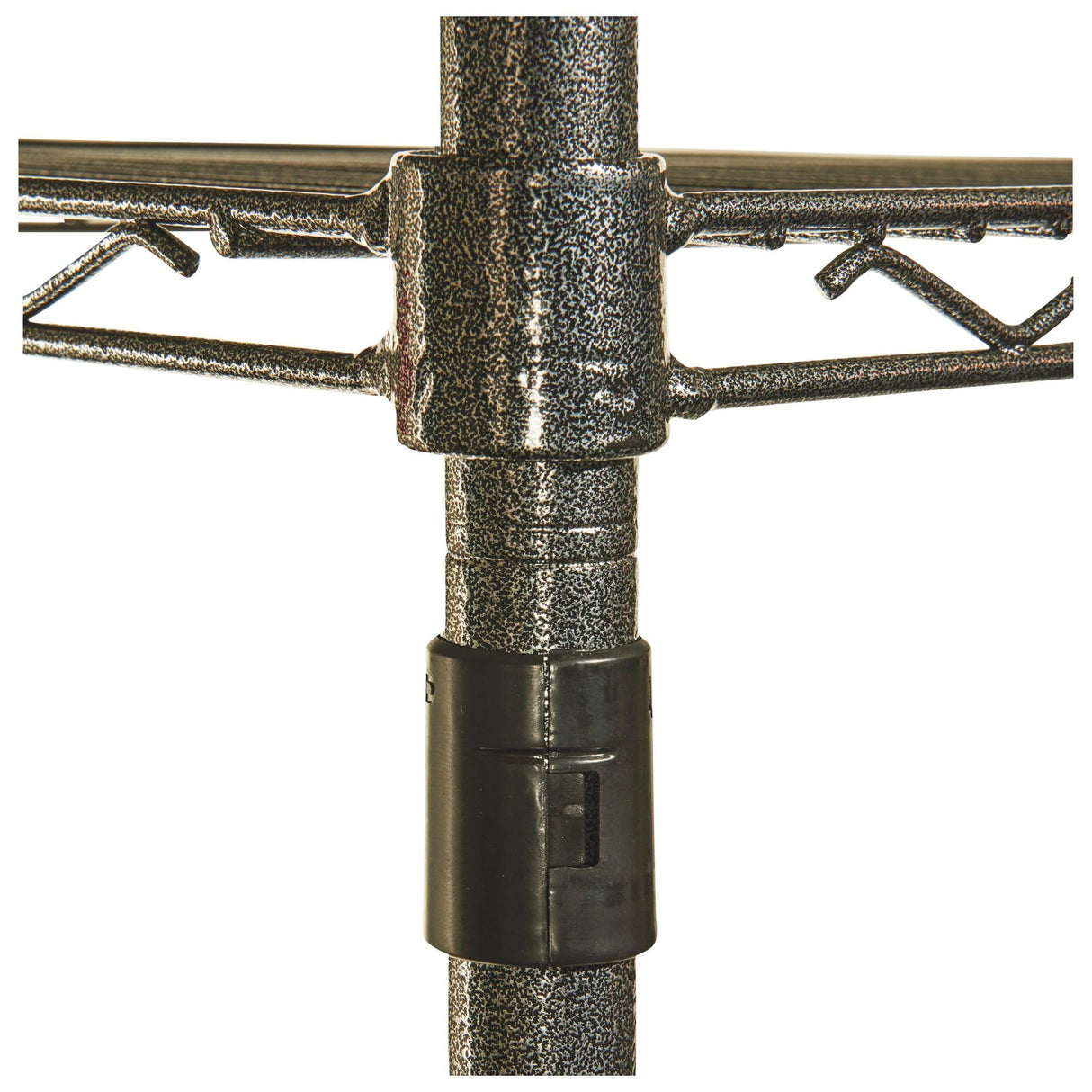 Alera ALESW503624BA 36 in. x 24 in. x 72 in. Four-Shelf Wire Shelving Starter Kit - Black Anthracite Alera