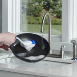 Dawn Radial Head Kitchen Brush, Blue & White Dawn