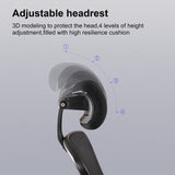 BOLISS High-Back Ergonomic Mesh Computer Office Drafting Chair with Super Soft Adjustable Arms Molded Foam Double Seat Cushion Adjustment Lumbar Support and Big Foot Ring - Black BOLISS