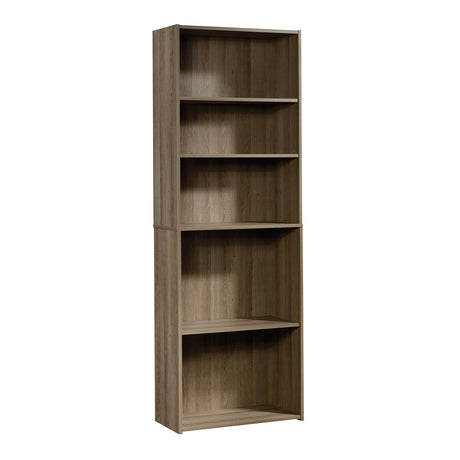 Sauder Beginnings 5-Shelf Bookcase, Bookshelf with Adjustable Storage Shelves, in Summer Oak Sauder