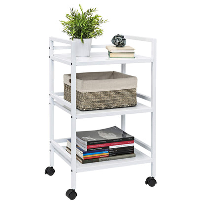 Honey-Can-Do Metal Rolling Cart - White CRT-09622 White