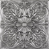 A La Maison Ceilings R139 Spanish Silver Foam Glue-up Ceiling Tile (259.2 sq. ft./Case) Pack of 96, Antique Silver À LA MAISON CEILINGS