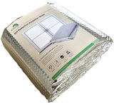INSULATION MARKETPLACE - 48" x10ft DIY Bubble Core Reflective Insulation Sheet, Window Insulation Kit, Garage Door Insulation, Thermal Insulation Shield, RV Window Insulation + 65 Self Adhesive Pads INSULATION MARKETPLACE