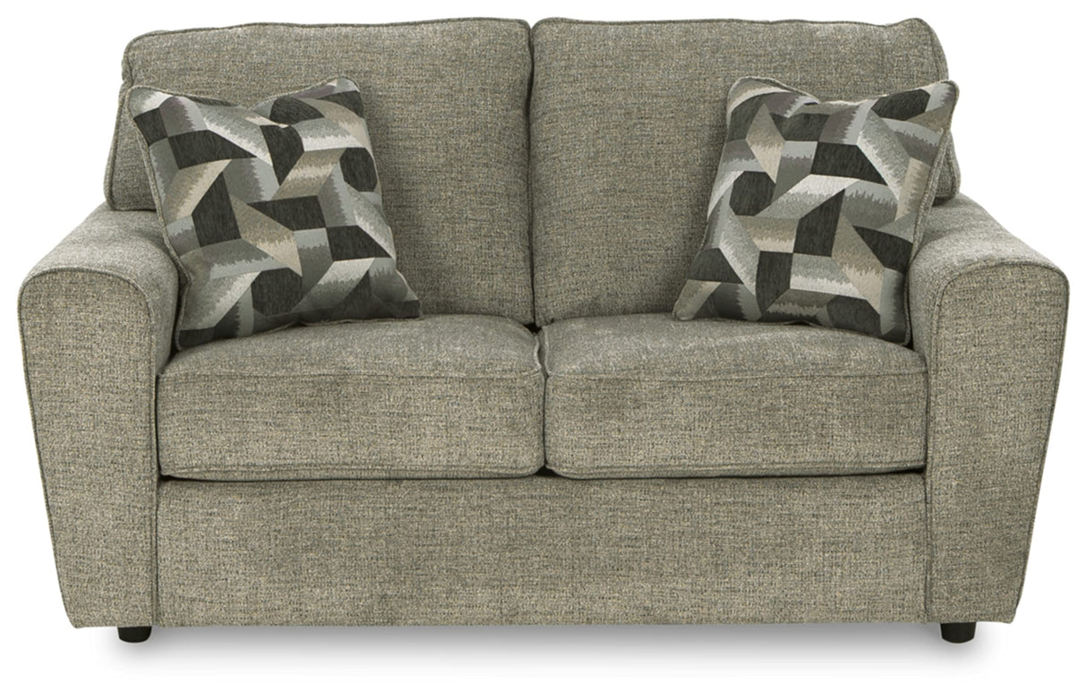 Signature Design by Ashley Cascilla Casual Loveseat, Light Gray Signature Design by Ashley
