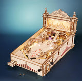 Wowood 3D Wooden Puzzles for Adults, DIY Pinball Machine for Adults, Mechanical Puzzles Model Building Kits, Party Games for Adults/Teens/Kids Family Time Wowood