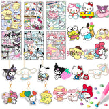 FFPTBNYX 27 Pcs Diamond Art Kits for Beginners, Cute DIY Diamond Arts Mosaic Kits & Stickers & Keychains.Arts and Crafts for Beginners, Gem Art As Ideal Gifts FFPTBNYX