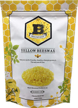 Beesworks Yellow Beeswax Pellets (1 lb) | 100% Pure, Cosmetic Grade, Triple-Filtered Beeswax for DIY Skin care, Lip Balm, Lotion, and Candle Making BEESWORKS