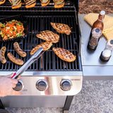 Char-Broil Performance Series Convective 4-Burner with Side Burner Cart Propane Gas Stainless Steel Grill - 463377319 Char-Broil