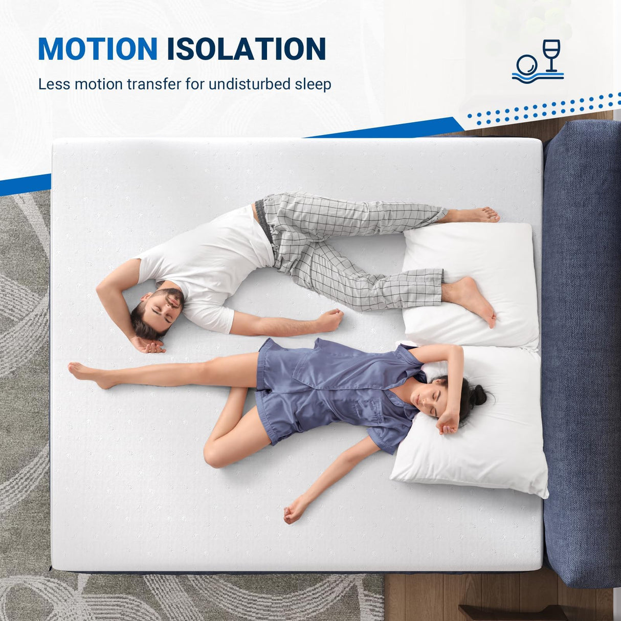 Avenco King Mattress, 10 Inch King Size Memory Foam Mattress in a Box for Pain Relief & Comfort Sleep, CertiPUR-US Certified King Bed Mattress Avenco