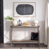 Walker Edison Sedalia Modern Farmhouse Metal X Entry Table, 46 Inch, Grey Walker Edison