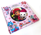 Gabby's Dollhouse Christmas My First Puzzle Book - Jigsaw Puzzles for kids, 10-page board book, 5 puzzles to enjoy Phidal