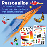 Creativity for Kids Paper Airplane Squadron - Create 20 Paper Airplanes, Crafts for Boys and Girls, Stocking Stuffers and Gift for Boys, Kids Activities (Ages 6+) Faber-Castell