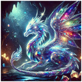 Lophomie Diamond Art Kits for Adults, 5D DIY Dragon Diamond Painting Kits for Adults Beginners, Diamond Dots Kits Gem Arts Crafts for Home Wall Decor 14x14 Inch Lophomie
