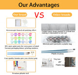 Mowana Sunflower Paint by Numbers Kit for Adults-Paint by Numbers for Adults Beginner with Frame and Easel, Painting by Numbers for Gift Home Wall Decor(8 * 12 Inch) Mowana